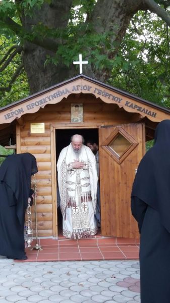 Λειτουργία στή κουφάλα ἑνός δένδρου